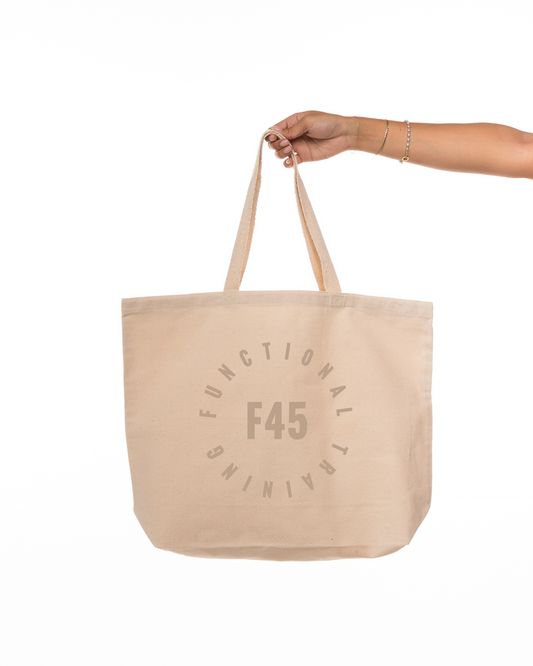 The Tote Bag - Natural - Seasonal - Center Stacked - Tone on Tone