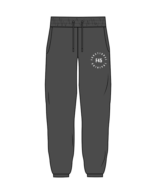 The Classic Sweatpants - Washed Black - Seasonal - Left Leg Pocket - White